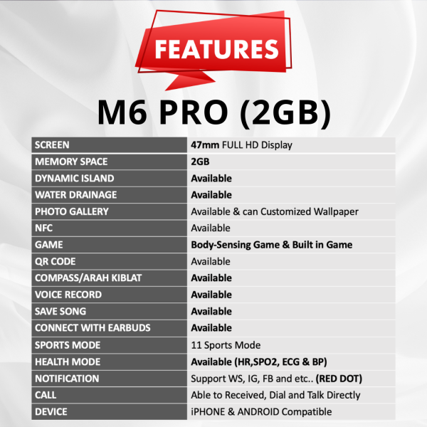 M6 PRO (2GB STORAGE) - Image 2