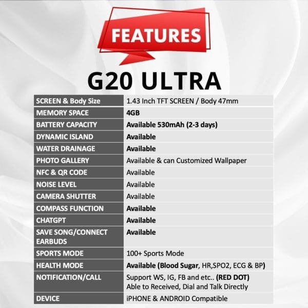 G20 ULTRA (4GB) - Image 2