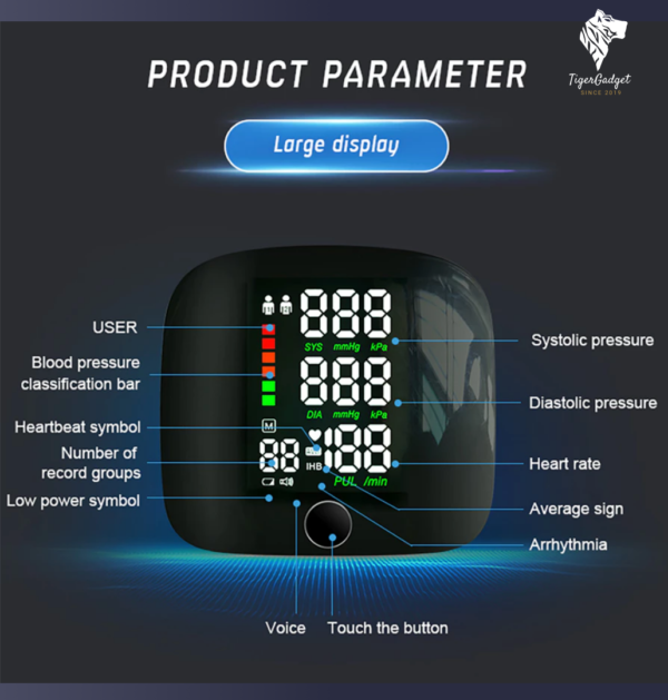 SMART WRIST BLOOD PRESSURE - Image 6