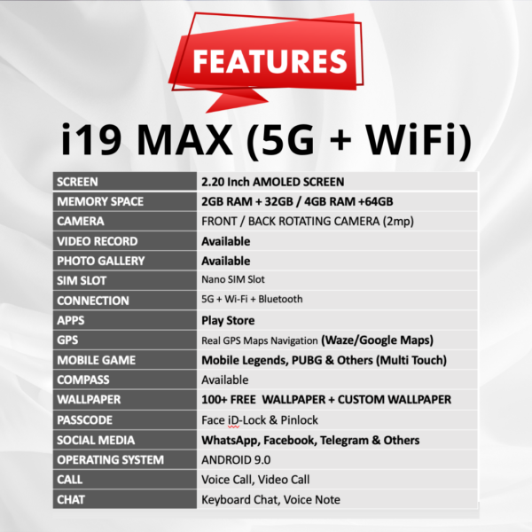 i19 MAX (5G + WiFi) - Image 2