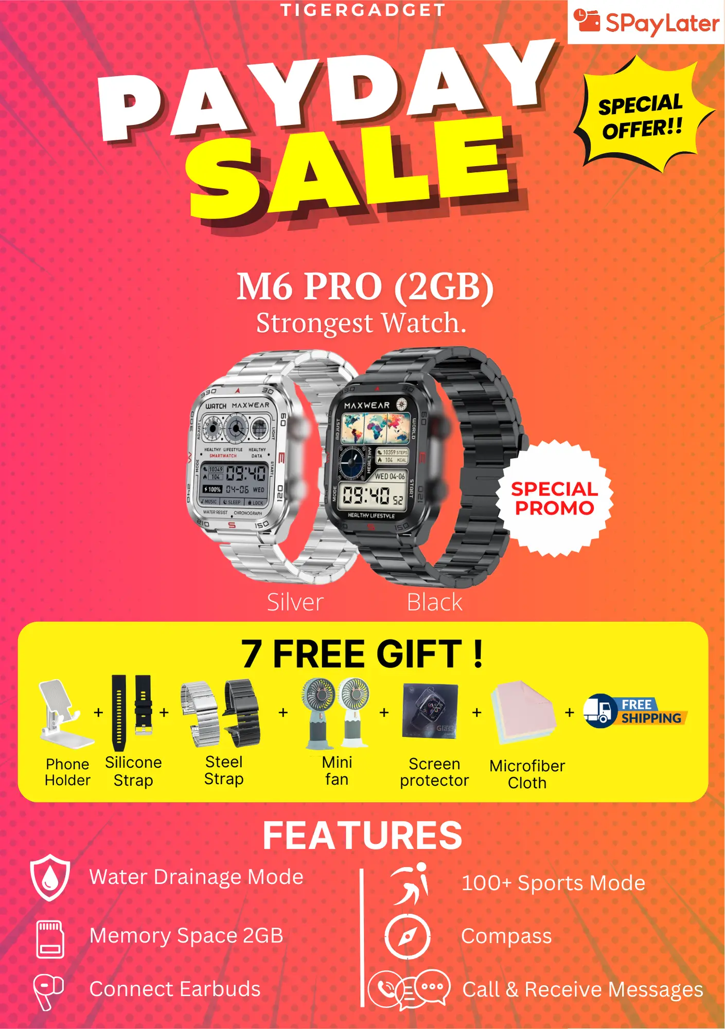 M6 PRO (2GB STORAGE)