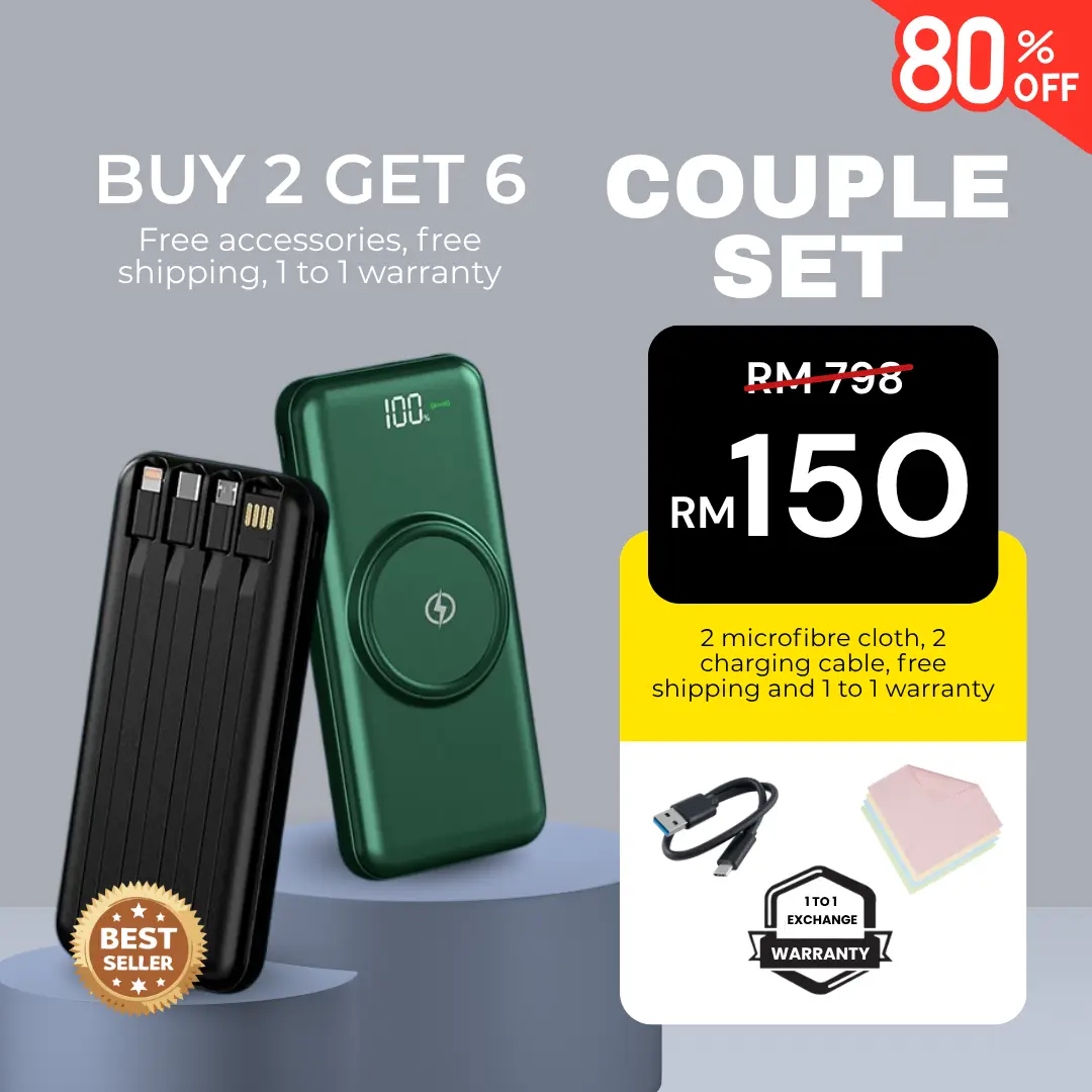 powerbank couple set