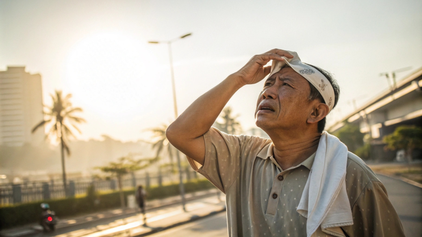 Tak tahan cuaca panas